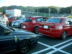 　ALFA　ROMEO走行会　針テラス